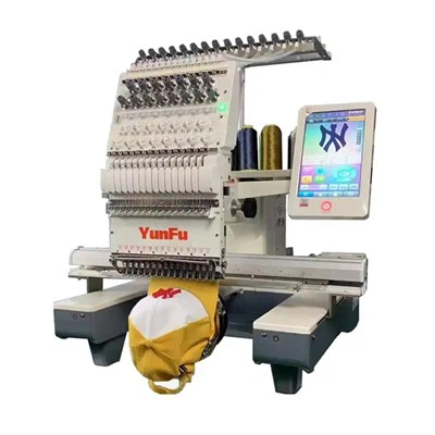 Automatski stroj za vezenje kapa s jednom glavom