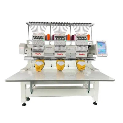 Višenamjenski komercijalni stroj za vezenje s 3 glave